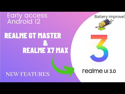 Realme UI 3.0 Realme GT master edition Realme x7 max update | Realme UI 3.0  early access - YouTube
