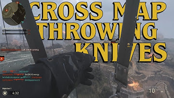 Crazy Cross Map Throwing Knives! (Call of Duty WWII)
