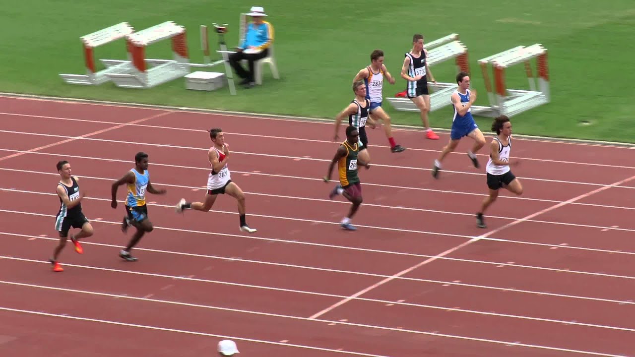 100M H3 14M Travis Iles 11.54 Qld School State Championships 2015