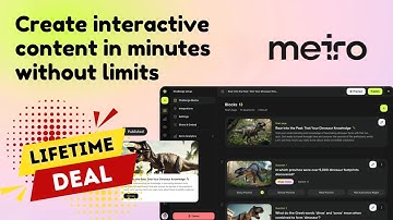 Meiro Lifetime Deal - Your AI-powered interactive content builder