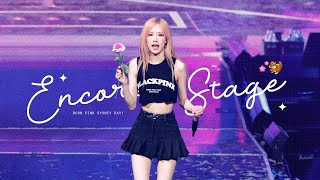 230616 BLACKPINK ROSÉ 로제 Sydney Day1 직캠 fancam - Boombayah + As If It's Your Last (Encore Stage)