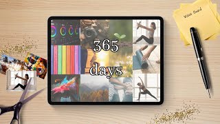 How to create a ✨Vision Board with achievable goals | 2025 Vision Board in Digital Planner, ipad screenshot 4