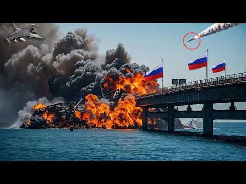 5 minutes ago! Russia's Crimean Bridge Destroyed Forever, Here's What Happened!