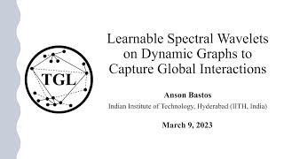 Learnable Spectral Wavelets on Dynamic Graphs to Capture Global Interactions