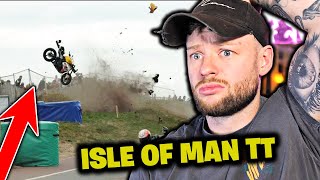 ISLE OF MAN TT CRASHES REACTION...