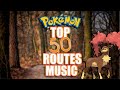 Pokmon top 50 routes themes gen 18