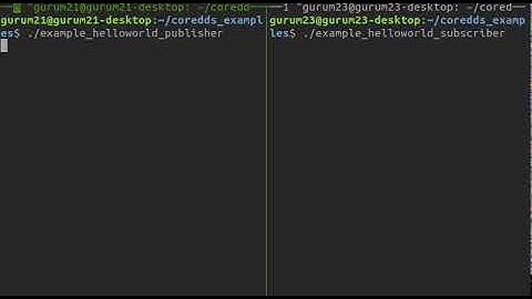GurumDDS HelloWorld Example