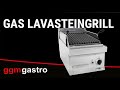 Georges gustin  gas lavasteingrill  55 kw  grillrost neigbar  glgk46e  ggm gastro 