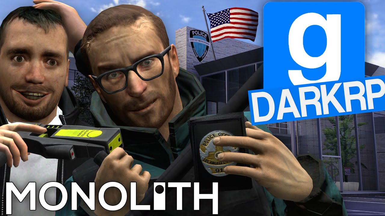 LES AGENTS DE LA BAC (Monolith RP 🇺🇸) 😂😂 | Garry's Mod DarkRP