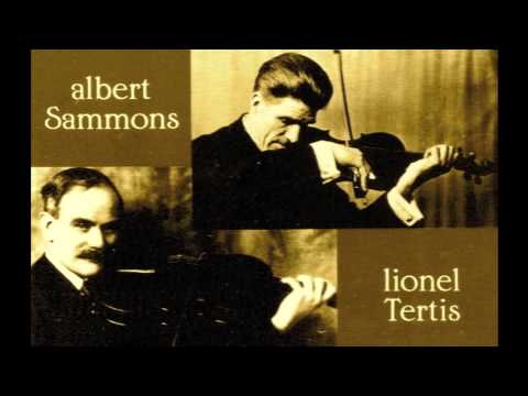 Albert Sammons & Lionel Tertis play Mozart's Sinfonia Concertante (with cadenza by Tertis)