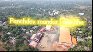 Lavacha Panchdev Mandir Silvassa Cinematic Drone Shots Hidden Temple View 4K