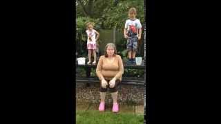 kims ice bucket challenge