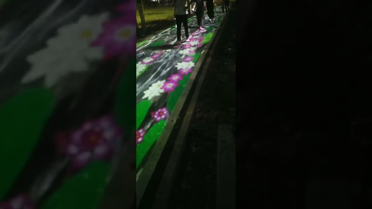 Holographic interactive ground radar version outdoor multi-channel interactive projection system