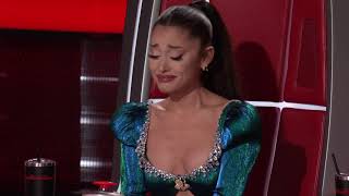 Ariana Grande Starts Crying Beacuse Of Katie Rae | The Voice