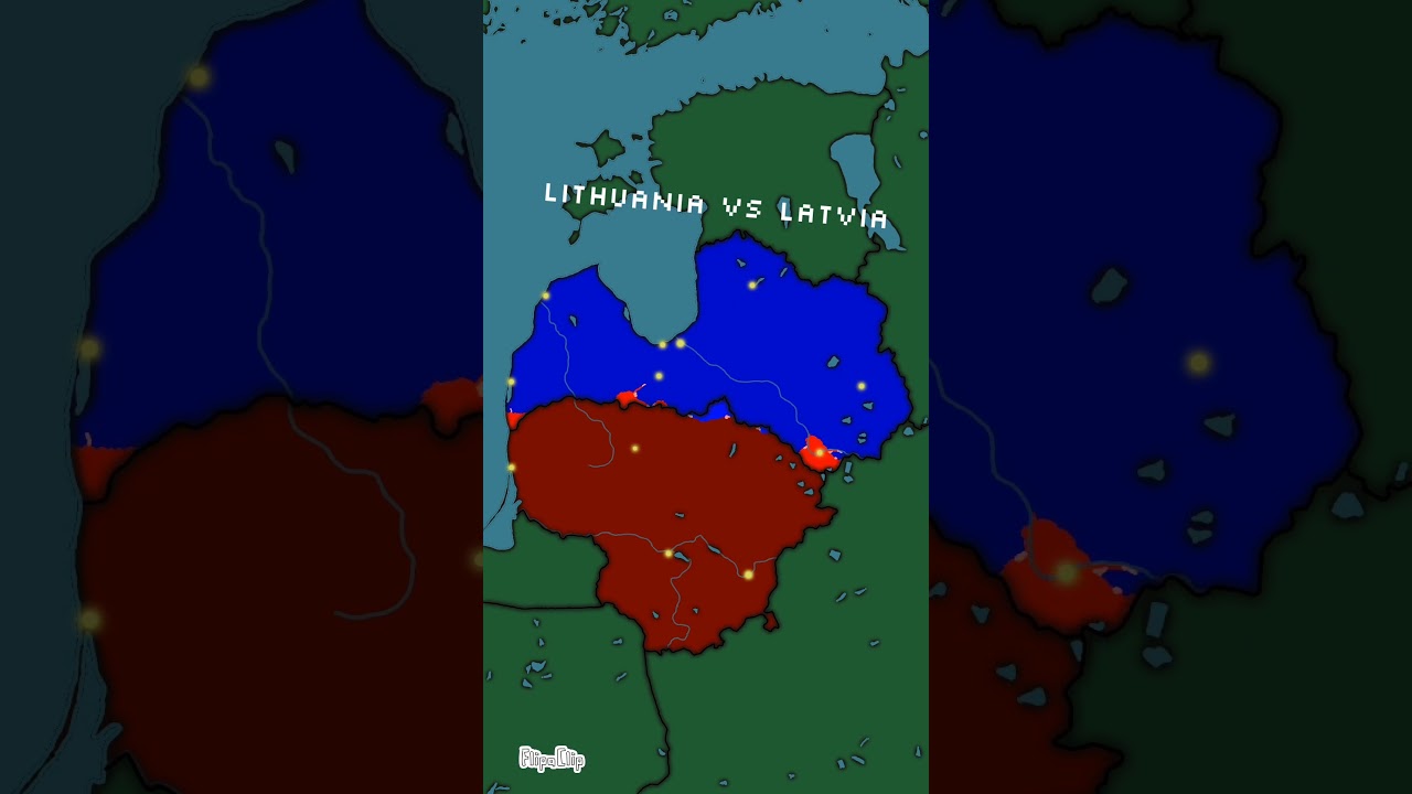 Lithuania vs Latvia (not realistic and not political)