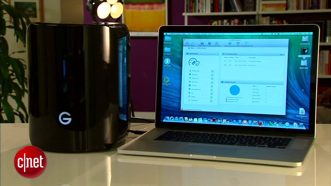 The G-Tech G-Speed Studio R is a super fast Thunderbolt II RAID