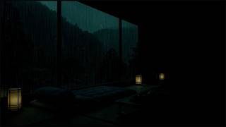 Rain Sounds for Deep Sleep 🌧 (No Ads)| Peaceful Spring Garden Night Ambience