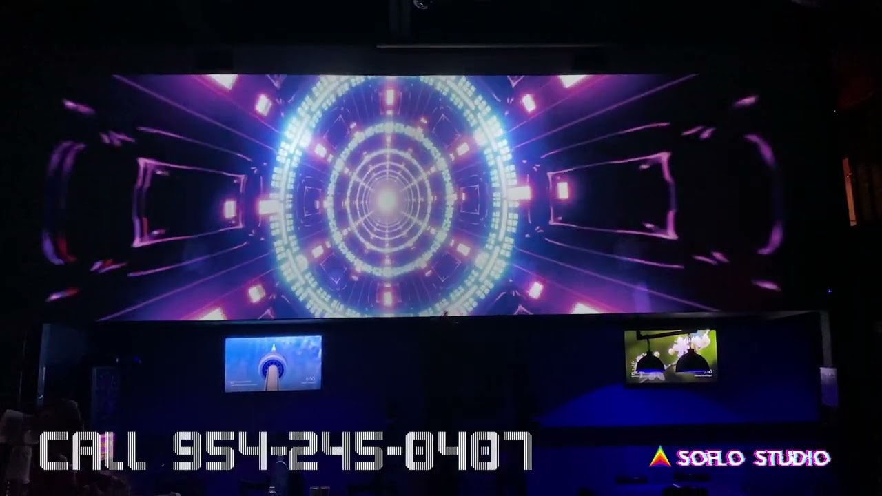 The Oriole Bar Video Projection Installation | Soflo Studio