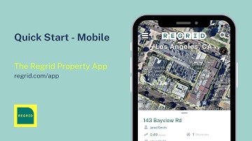 Quick Start in the Mobile App - The Regrid Property App