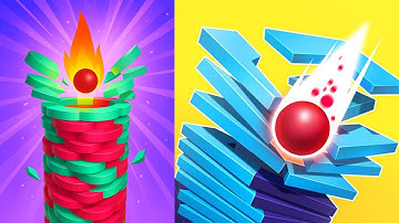 Stack Ball - Crash Platforms Stunning Gameplay ASMR