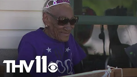 Woman celebrates 100th birthday with a parade