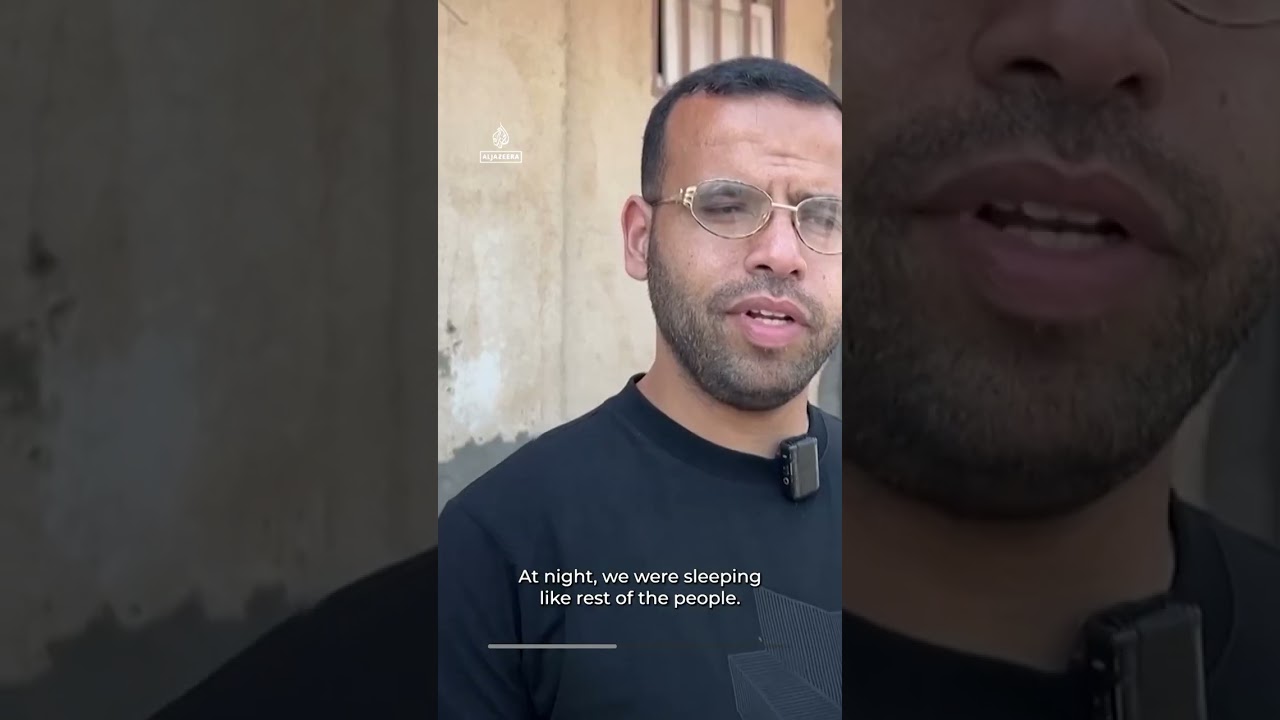 إسرائيل تقتل ثلاثة أشخاص، بينهم رضيع، في غارة على مخيم النصيرات للاجئين | AJ #shorts
