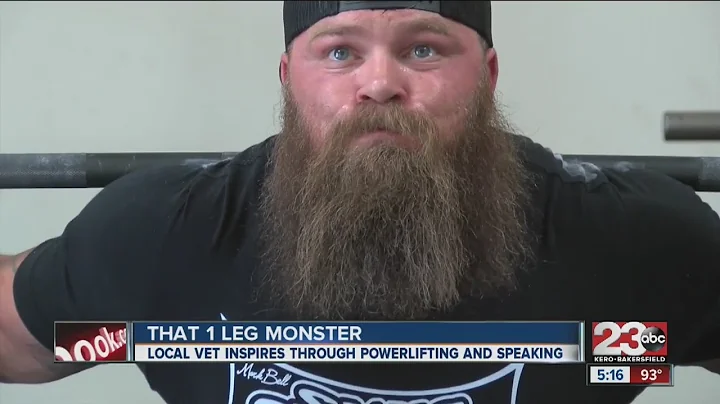 Army veteran KC Mitchell loses a leg but inspires thousands with his journey and power lifting