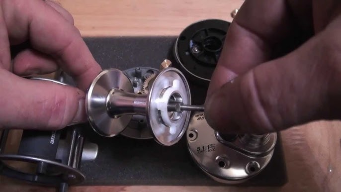 Abu Ambassadeur C3 fishing reel how to assemble the gear side piece by  piece 