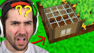 I Secretly Cheated by Growing a House on my Friends World...