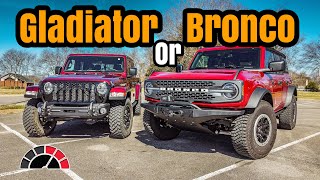 Jeep Gladiator or Ford Bronco Badlands  Which will you pick?