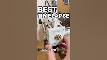 How to get the Perfect Timelapse on your A1 Mini #3dprintinglife  #3dprinting #bambulab #a1mini