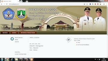 INSTALASI WEB PPDB SEKOLAH SMK LOCAL 2019
