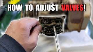 How to Adjust Lawnmower Valves