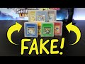 I bought FAKE Pokemon games off Ebay AGAIN! Gameboy Color