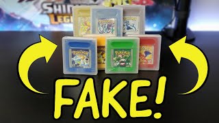 I bought FAKE Pokemon games off Ebay AGAIN! Gameboy Color