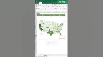 Map chart with slicer in Excel ! Excel tips and tricks #Excel #exceltips #exceltricks #exceltutorial