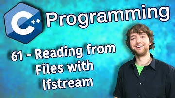 C++ Programming Tutorial 61 - Reading from Files with ifstream