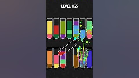 water sort puzzle - level 1135