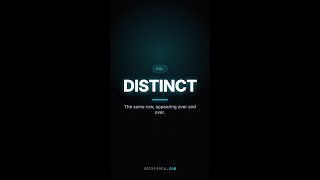 SQL — DISTINCT #Shorts