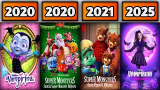 VAMPIRINA & SUPER MONSTERS ALL ANIMATION MOVIES & TV SERIES (2017-2026)