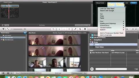 How To Make The Star Wars Opening Title On IMovie