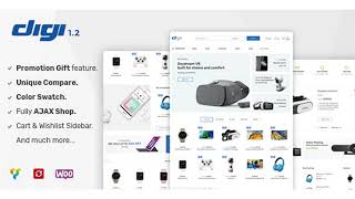 Digi - Electronics WooCommerce Theme (Promotion Gift Feature) | Themeforest Website Templates and