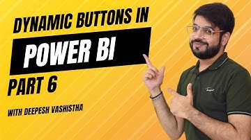 How to Create Dynamic Buttons in Power BI | Power BI Sales Report Development | Part 6