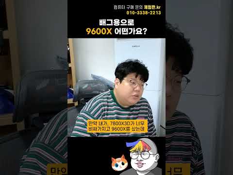 배그용으로 <strong>9600X</strong> 어떤가요?