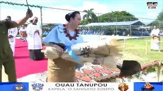 Ouau Tanupou Kapela 'o Sangato Sosefo  HRH Princess Angelika Lātūfuipeka ❤ 'Apifo'ou College