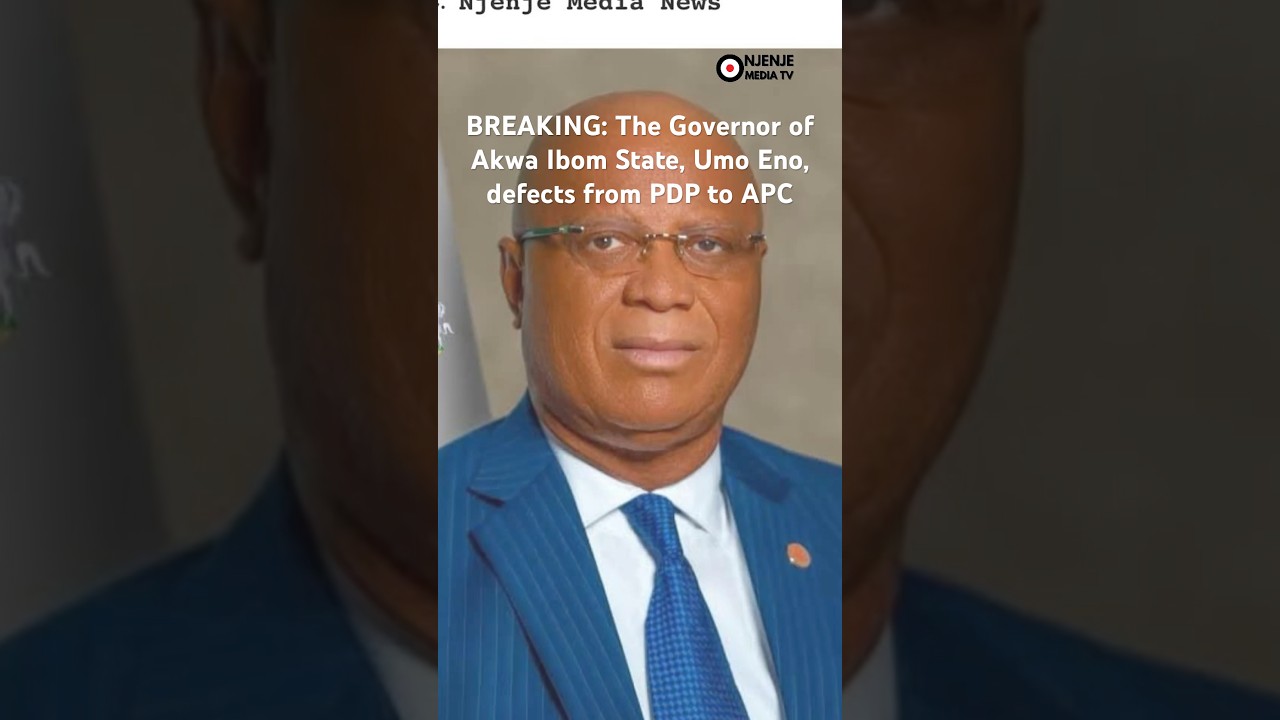 BREAKING: The Governor of Akwa Ibom State, Umo Eno Defects To APC