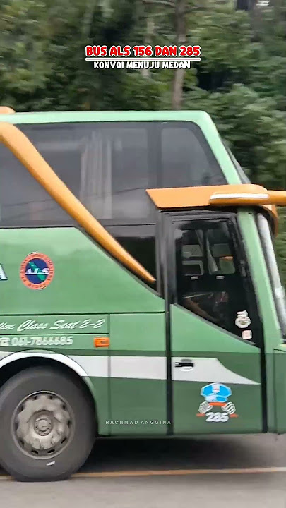 Bus ALS 156 dan 285 Konvoi membawa pemusik menuju Medan #reels