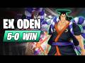 Abusing BUFFED Lv 100 EX ODEN in League Battle One 