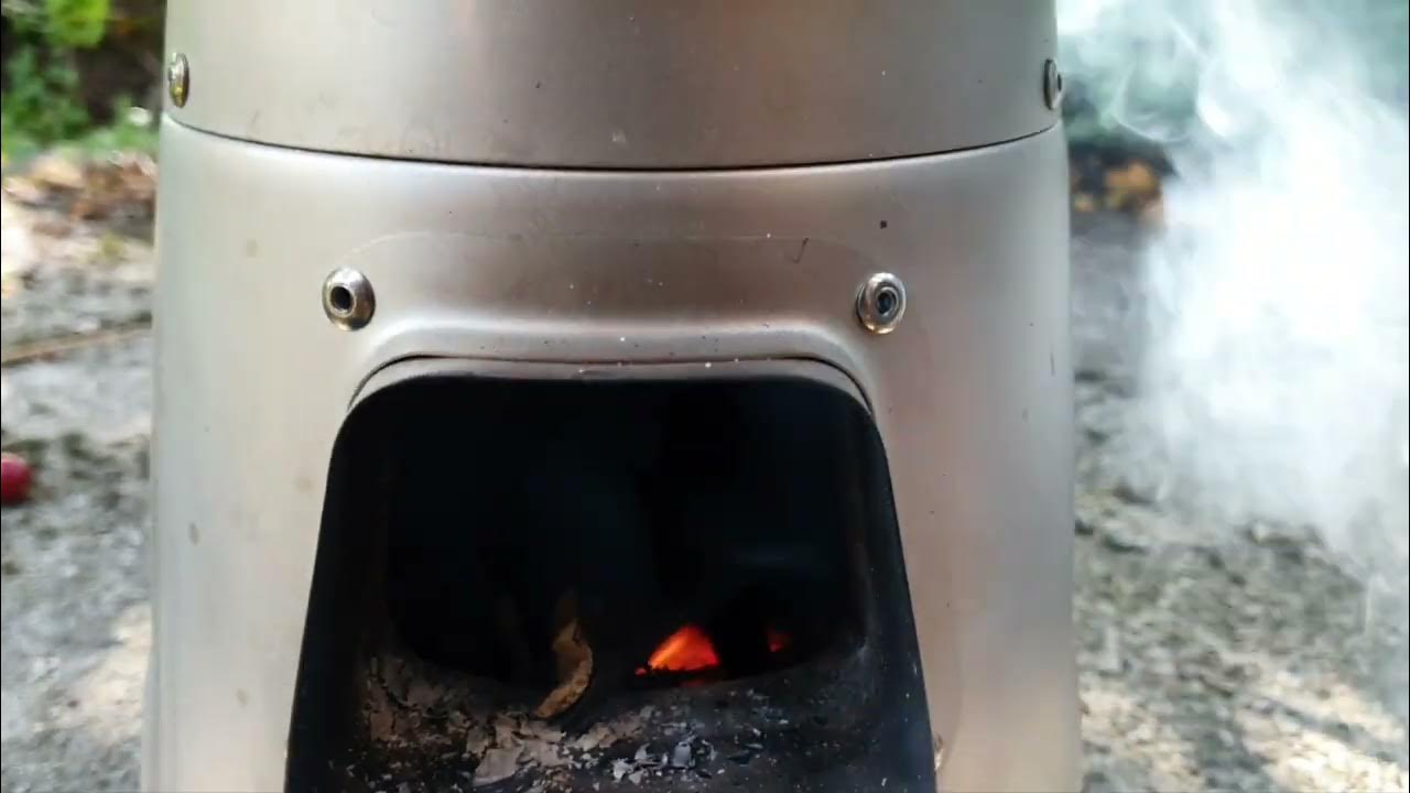 Quechua MH500 wood stove from decathlon YouTube
