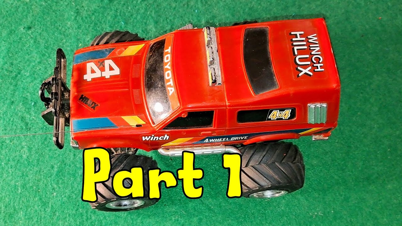 PART 1 Nikko Toyota Hi Lux RC car 1985 revisited 20210202 - YouTube
